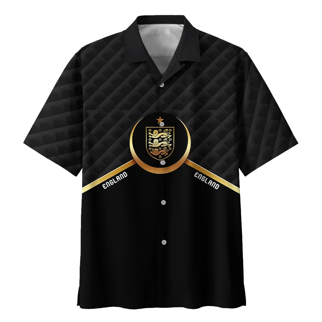 England Hawaiian Shirt FIFA World Cup 26 Limited Edition, Summer Spirit Button Shirt HVN1582EN