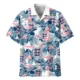 England Hawaiian Shirt FIFA World Cup 26 Tropical Style, Summer Match Button Shirt HVN1587EN