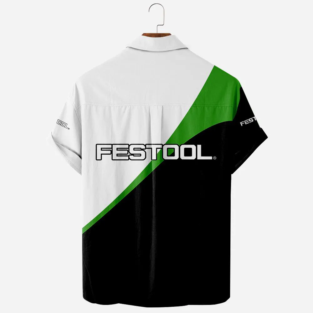 Festool Hawaiian Shirt Exclusive Logo, Garage Life Button Shirt CAR581022526331