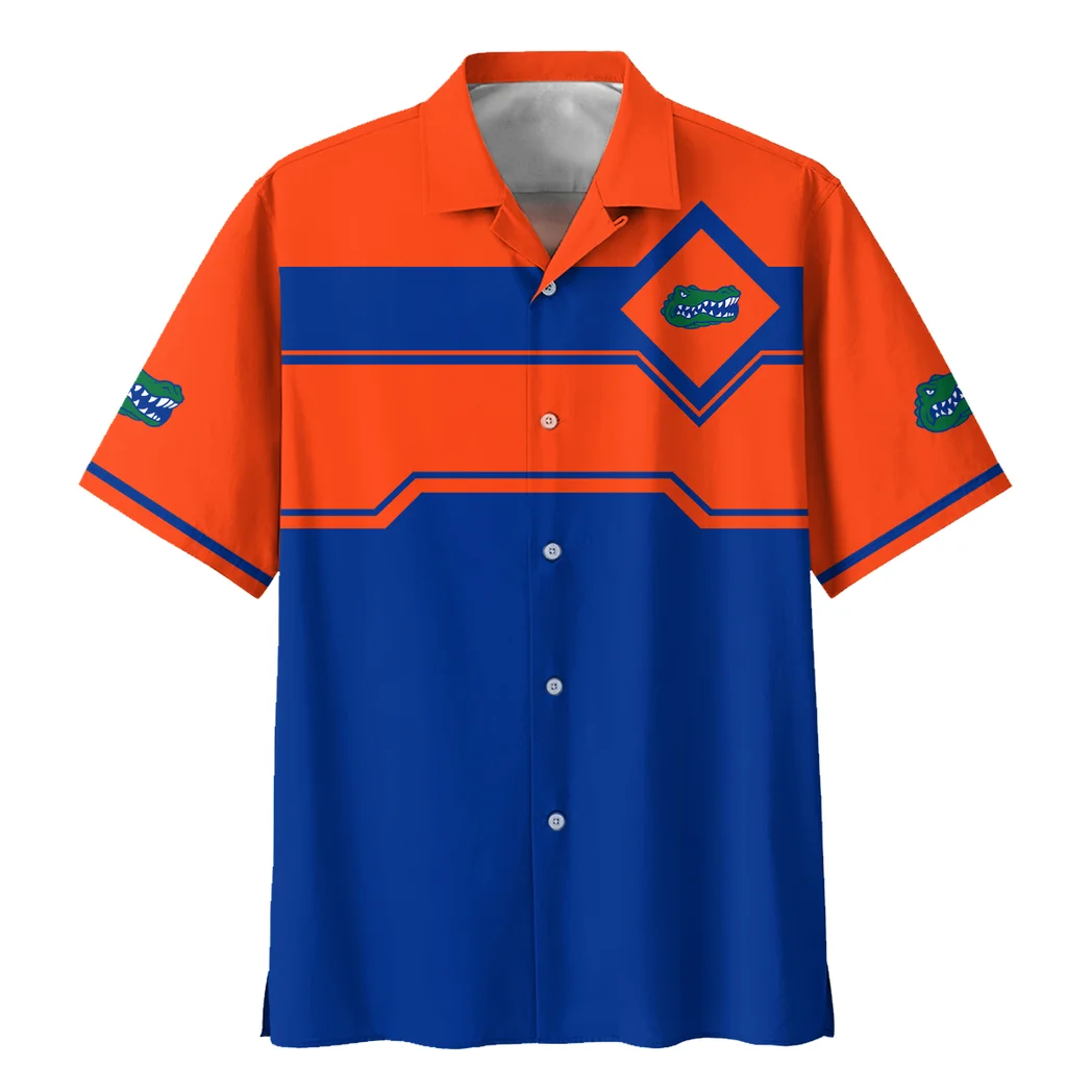 Florida Gators Hawaiian Shirt Logo Print, Celebration Spirit Button Shirt HVN1469FG