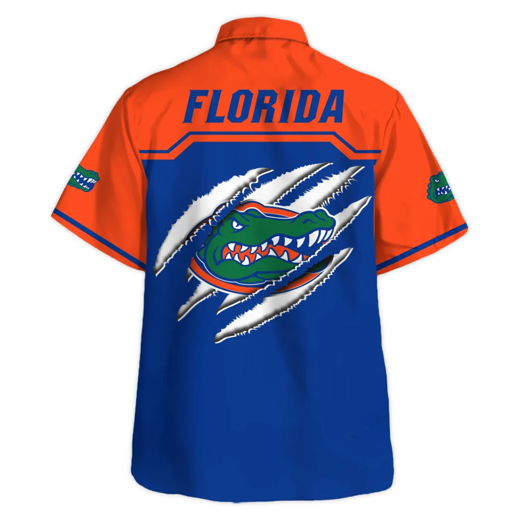 Florida Gators Hawaiian Shirt Logo Print, Celebration Spirit Button Shirt HVN1469FG
