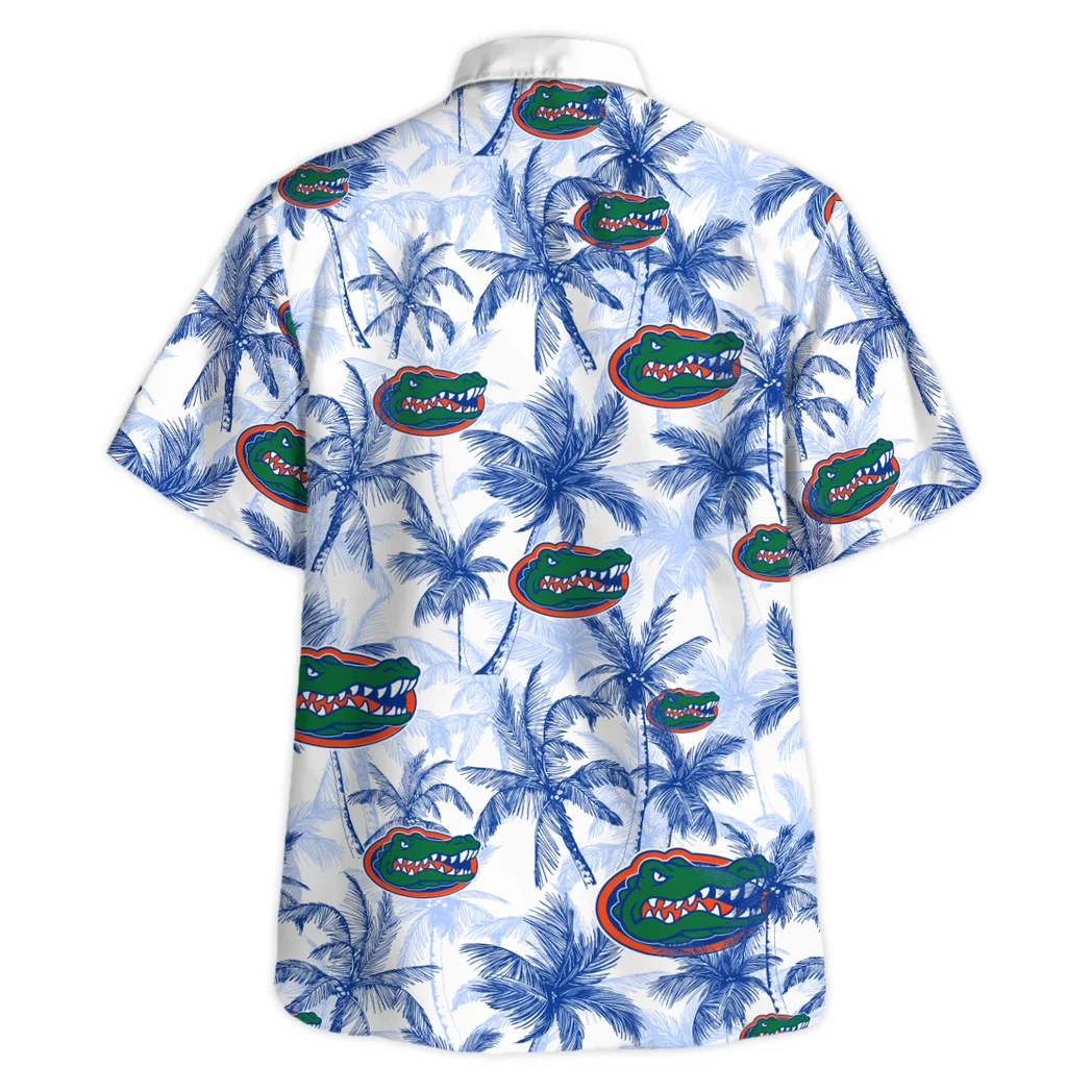 Florida Gators Hawaiian Shirt Logo Print, Fan Vibe Button Shirt HVN1468FG