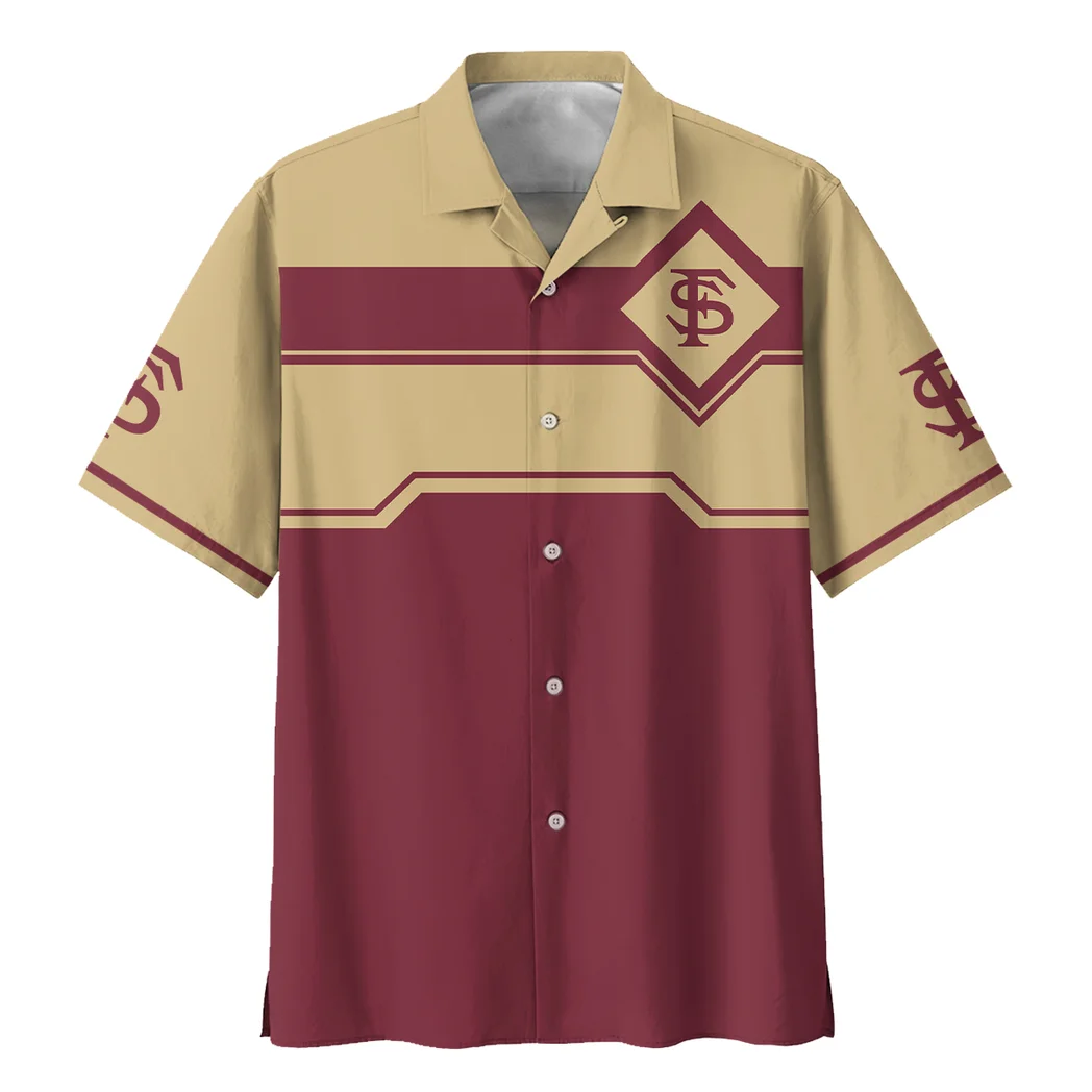 Florida State Seminoles Hawaiian Shirt Logo Print, Celebration Style Button Shirt HVN1469FS