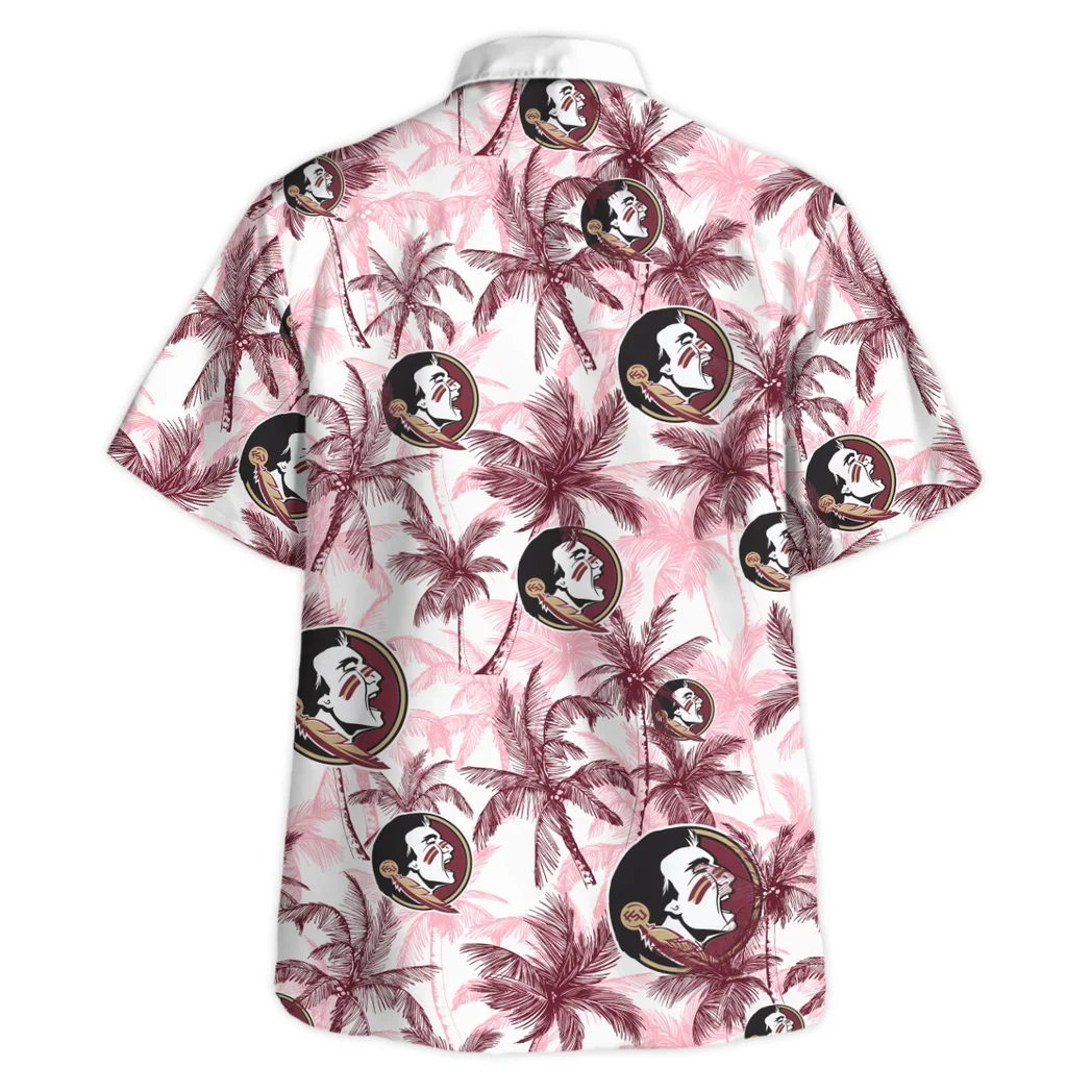 Florida State Seminoles Hawaiian Shirt Logo Print, Classic Fan Button Shirt HVN1468FS