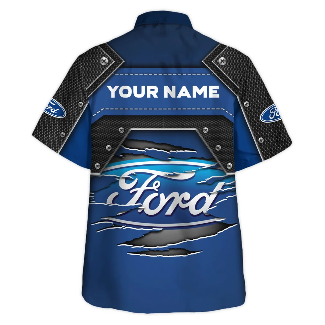 Ford Hawaiian Shirt, Custom Ride Button Shirt HVN1401FO