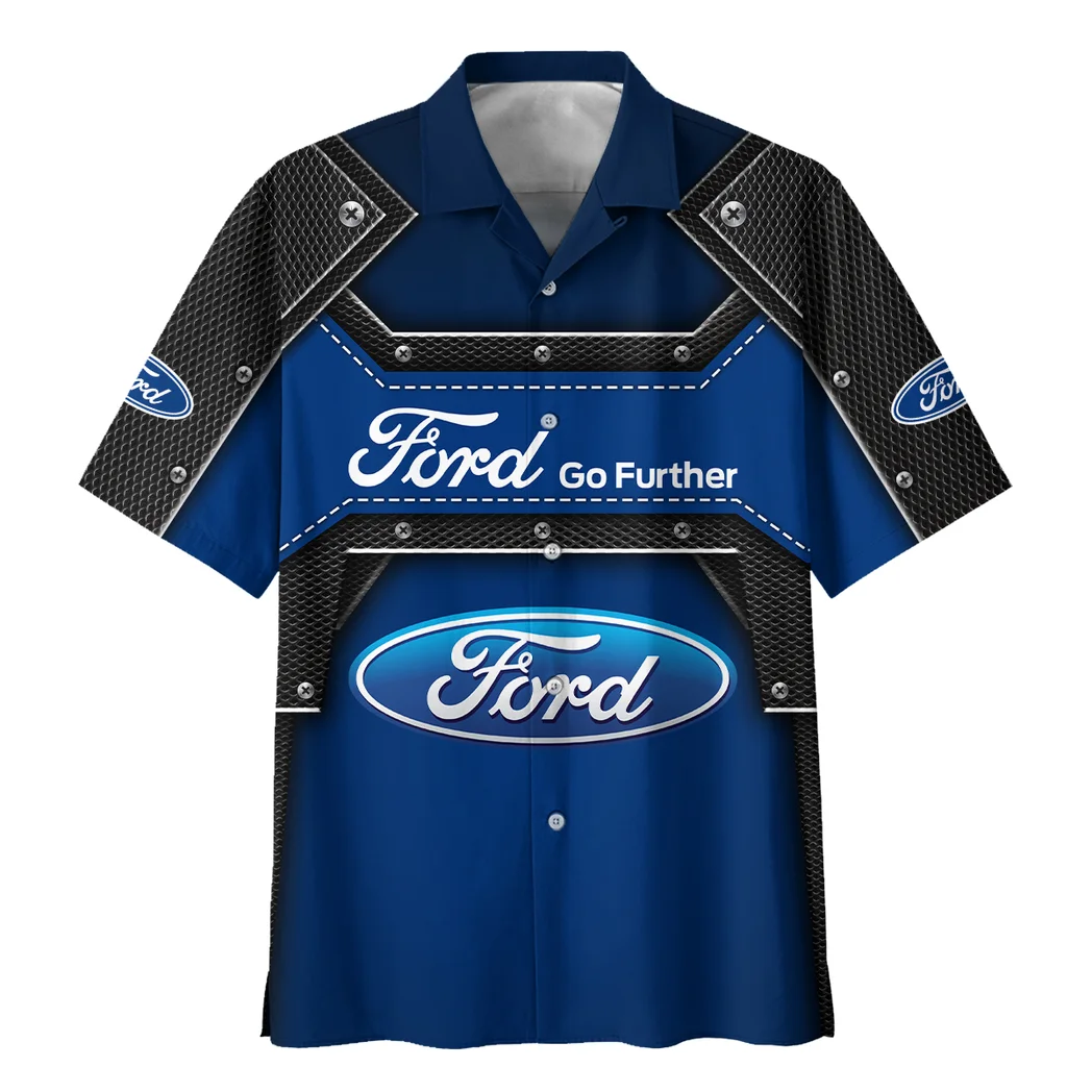 Ford Hawaiian Shirt, Custom Ride Button Shirt HVN1401FO