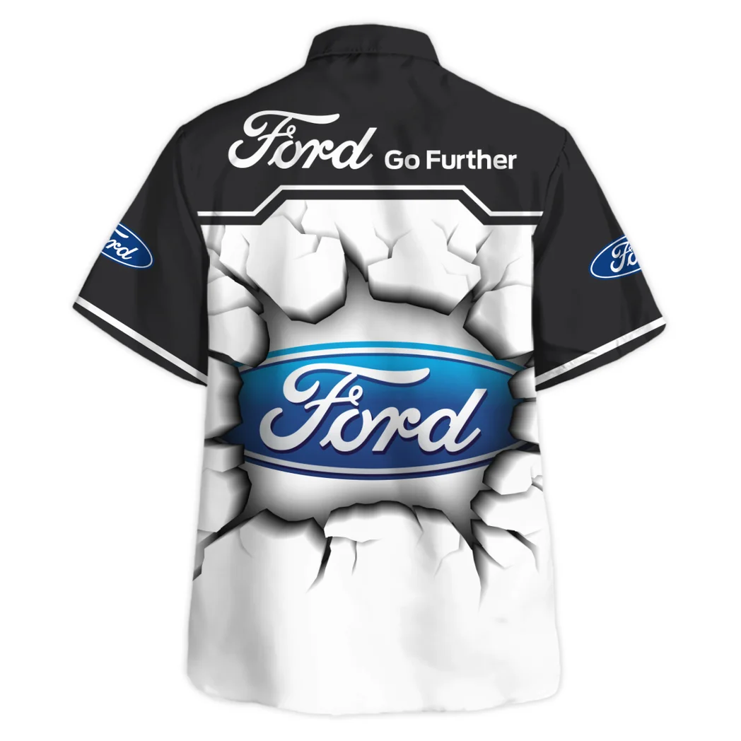 Ford Hawaiian Shirt, Street Racer Button Shirt HVN1400FO