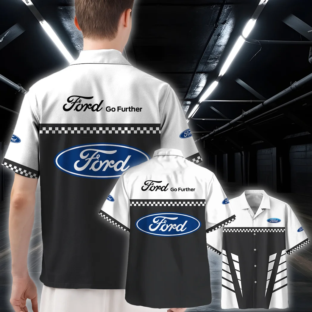 Ford Hawaiian Shirt, Urban Driver Button Shirt HVN1385FO