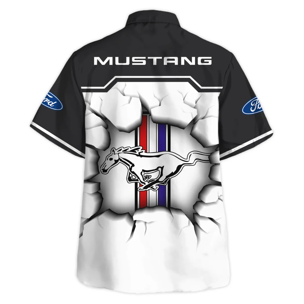 Ford Mustang Hawaiian Shirt, Street-Ready Button Shirt HVN1400FM