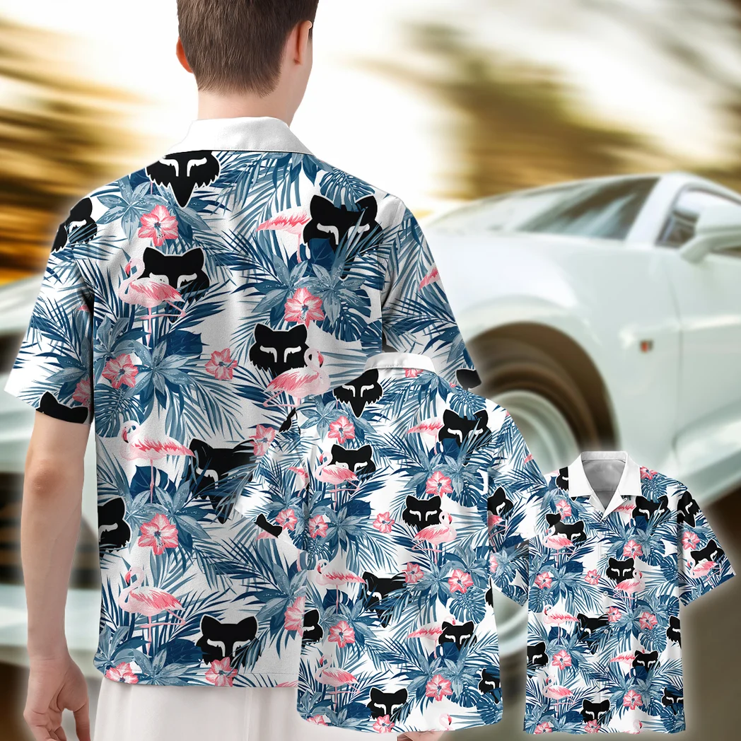 Fox Racing Hawaiian Shirt All Over Print, Car Meet Button Shirt HVN1537FR