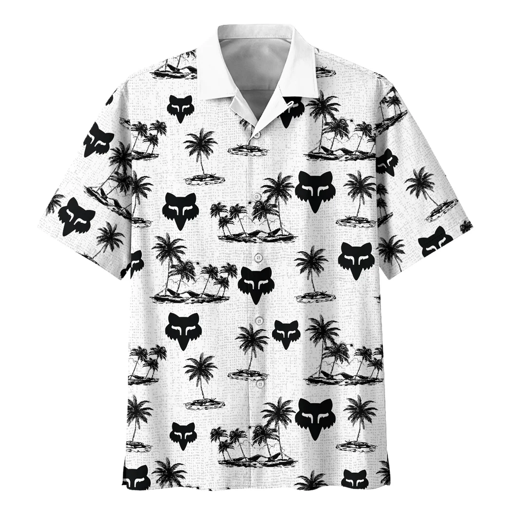 Fox Racing Hawaiian Shirt Tropical Style, Drift-Ready Button Shirt HVN1536FR