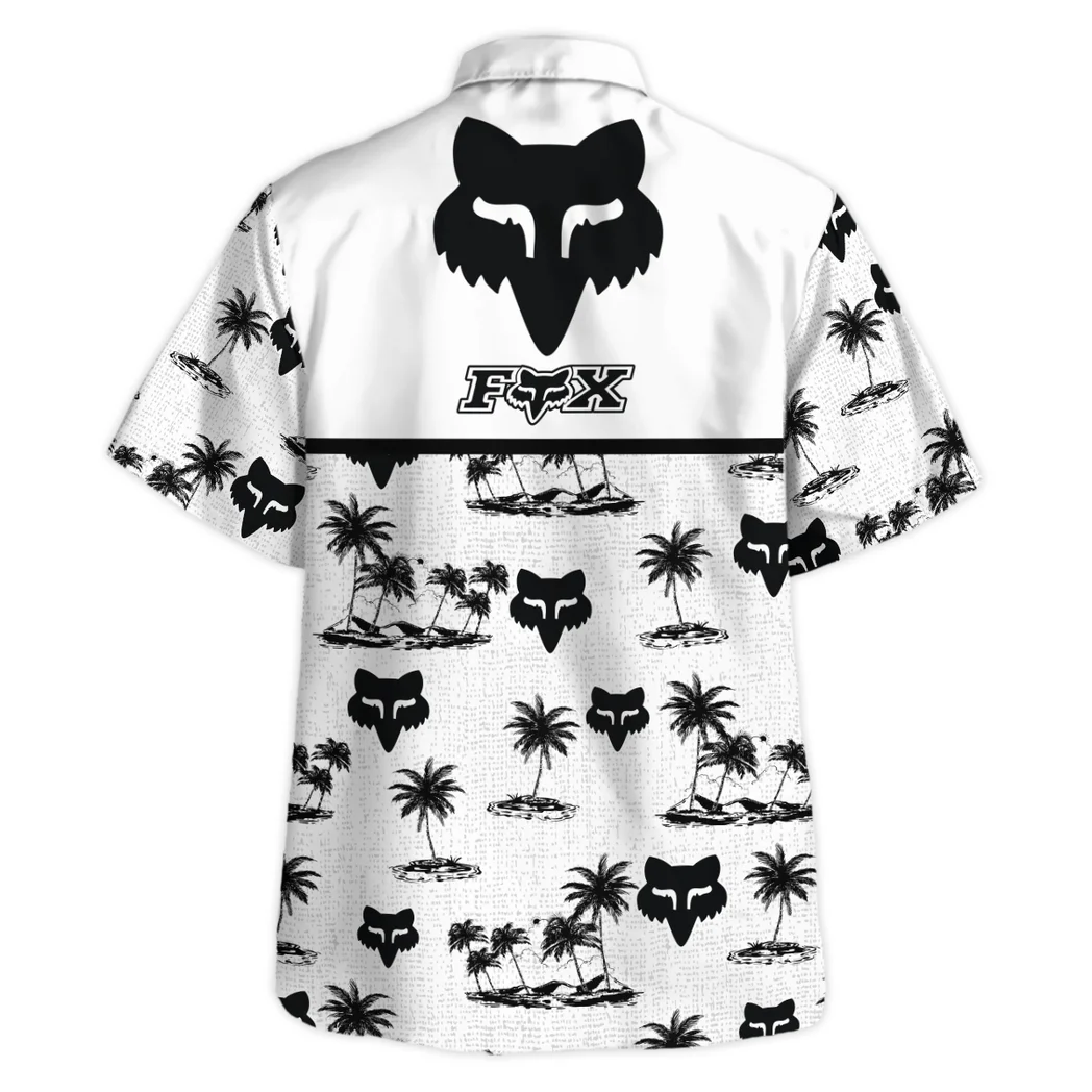 Fox Racing Hawaiian Shirt Tropical Style, Drift-Ready Button Shirt HVN1536FR