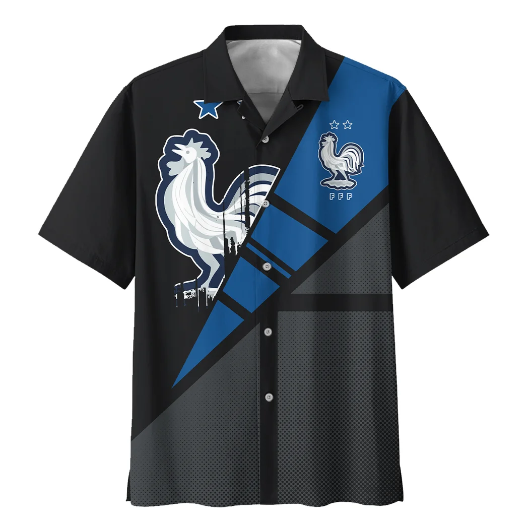 France FIFA World Cup 2026 Hawaiian Shirt, Summer Spirit Button Shirt HVN1562FR
