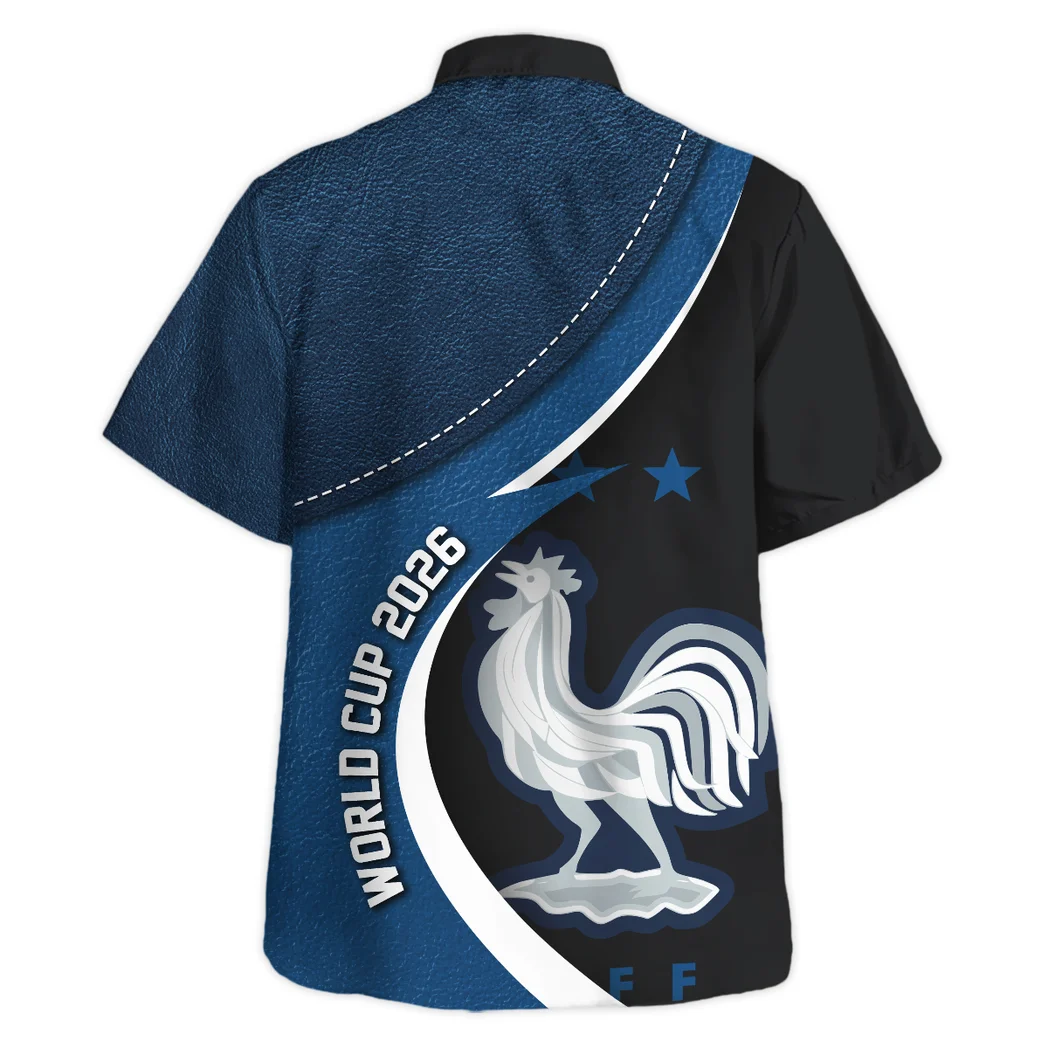 France FIFA World Cup 2026 Hawaiian Shirt, Summer Spirit Button Shirt HVN1566FR