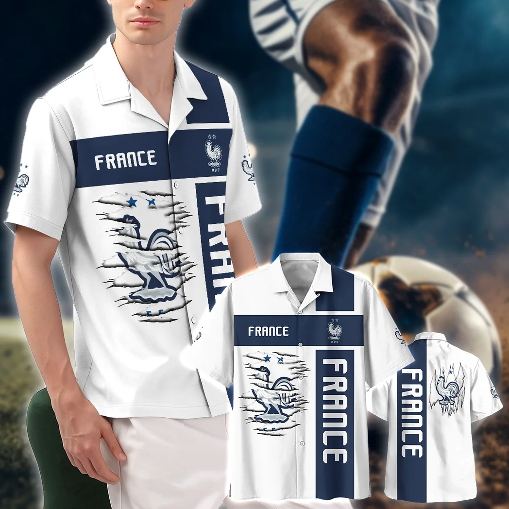 France Hawaiian Shirt FIFA World Cup 26 Limited Edition, Game Day Button Shirt HVN1588FR