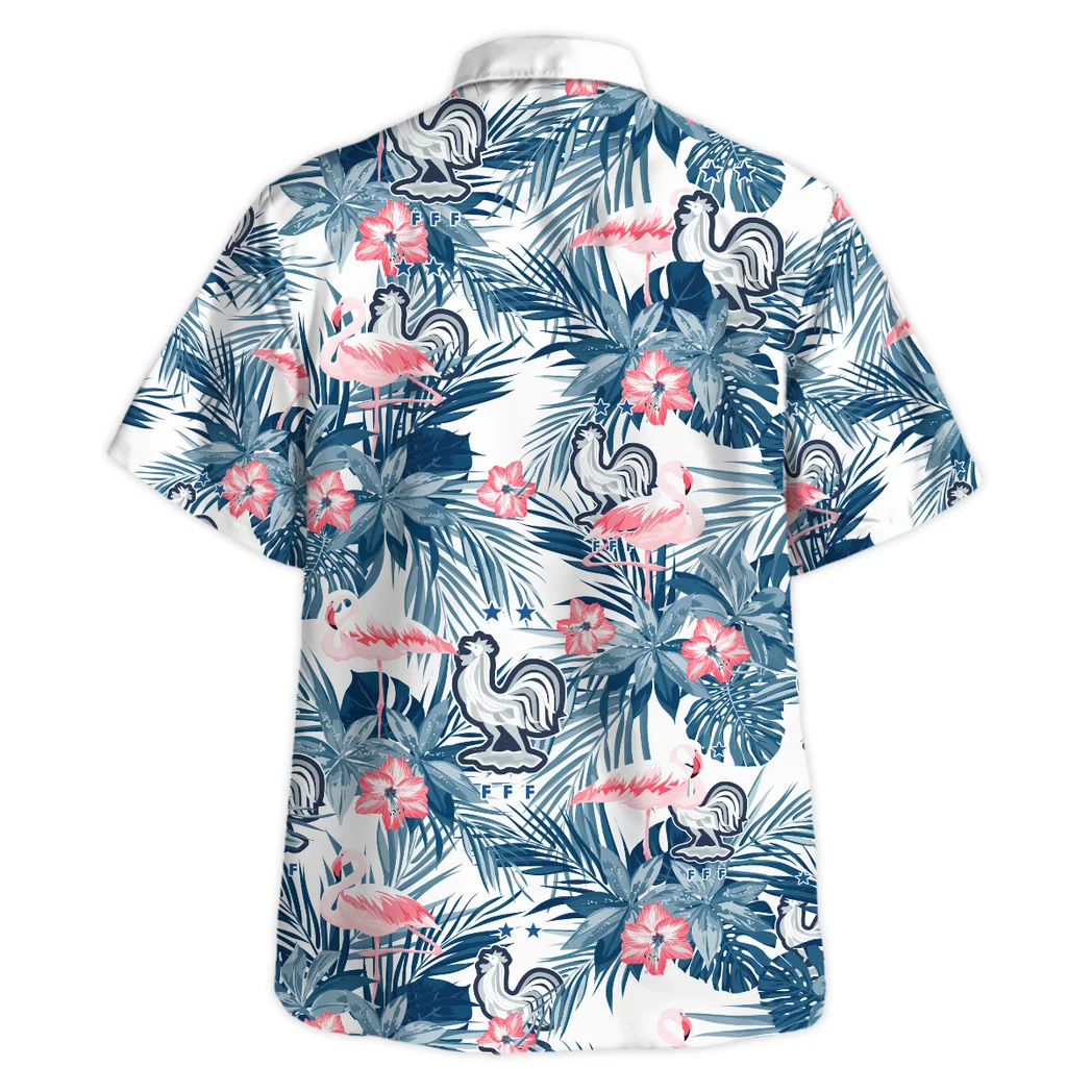 France Hawaiian Shirt FIFA World Cup 26 Tropical Style, Loyal Fan Button Shirt HVN1587FR