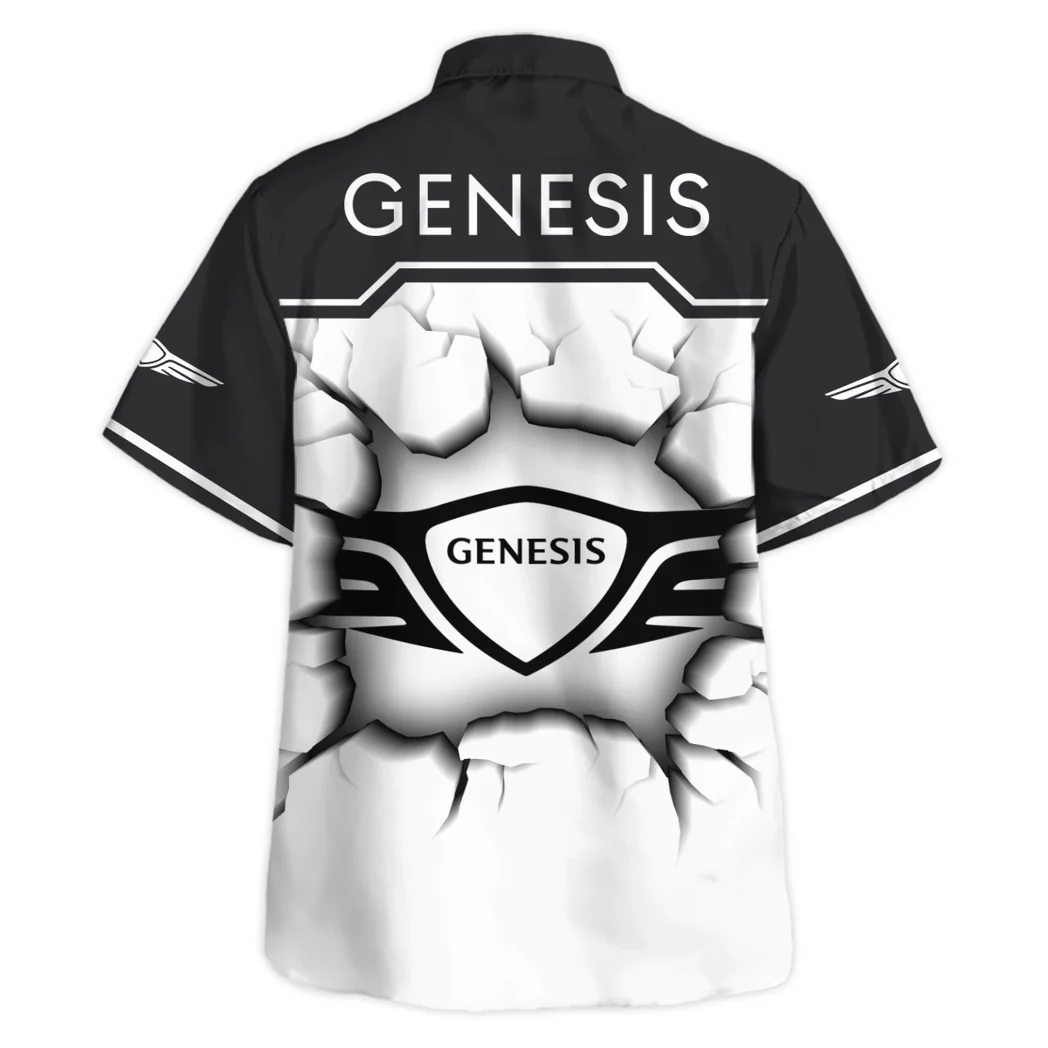 Genesis Hawaiian Shirt, Bold Driver Button Shirt HVN1400GE
