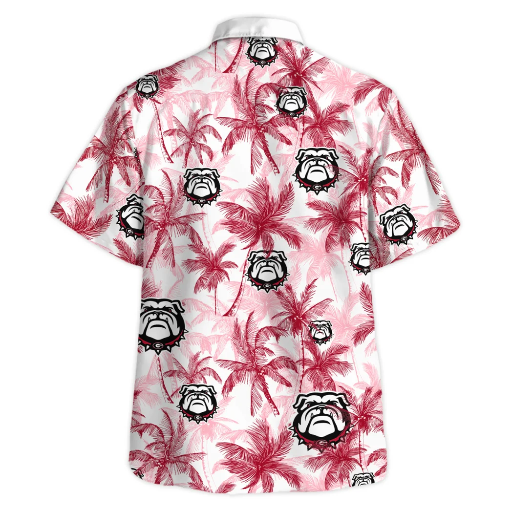 Georgia Bulldogs Hawaiian Shirt Logo Print, Summer Match Button Shirt HVN1468GB