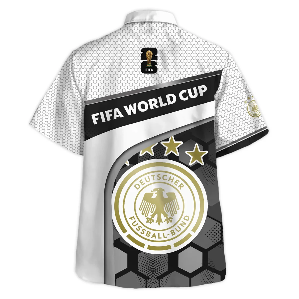 Germany FIFA World Cup 2026 Hawaiian Shirt, Bold Spirit Button Shirt HVN1565GE