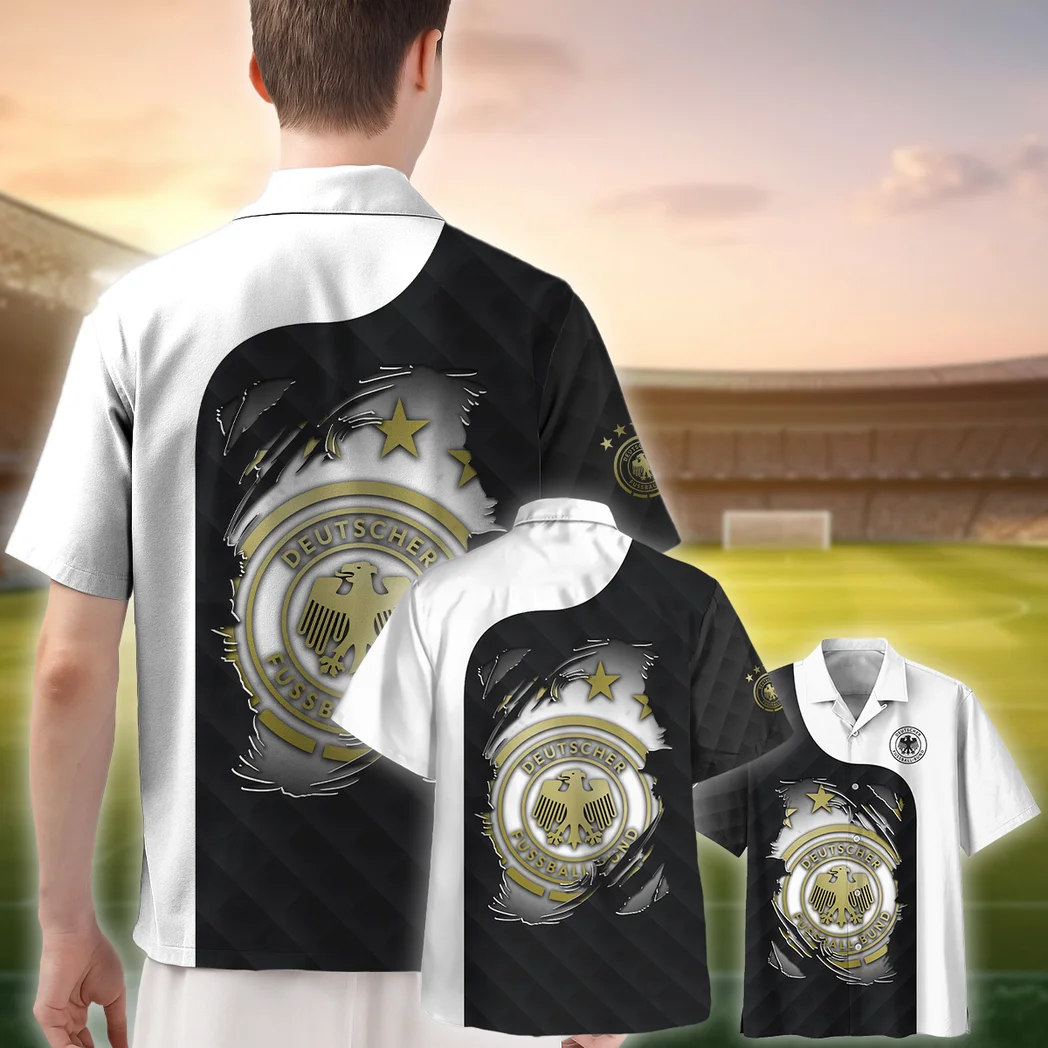 Germany FIFA World Cup 2026 Hawaiian Shirt, Celebration Spirit Button Shirt HVN1550GE