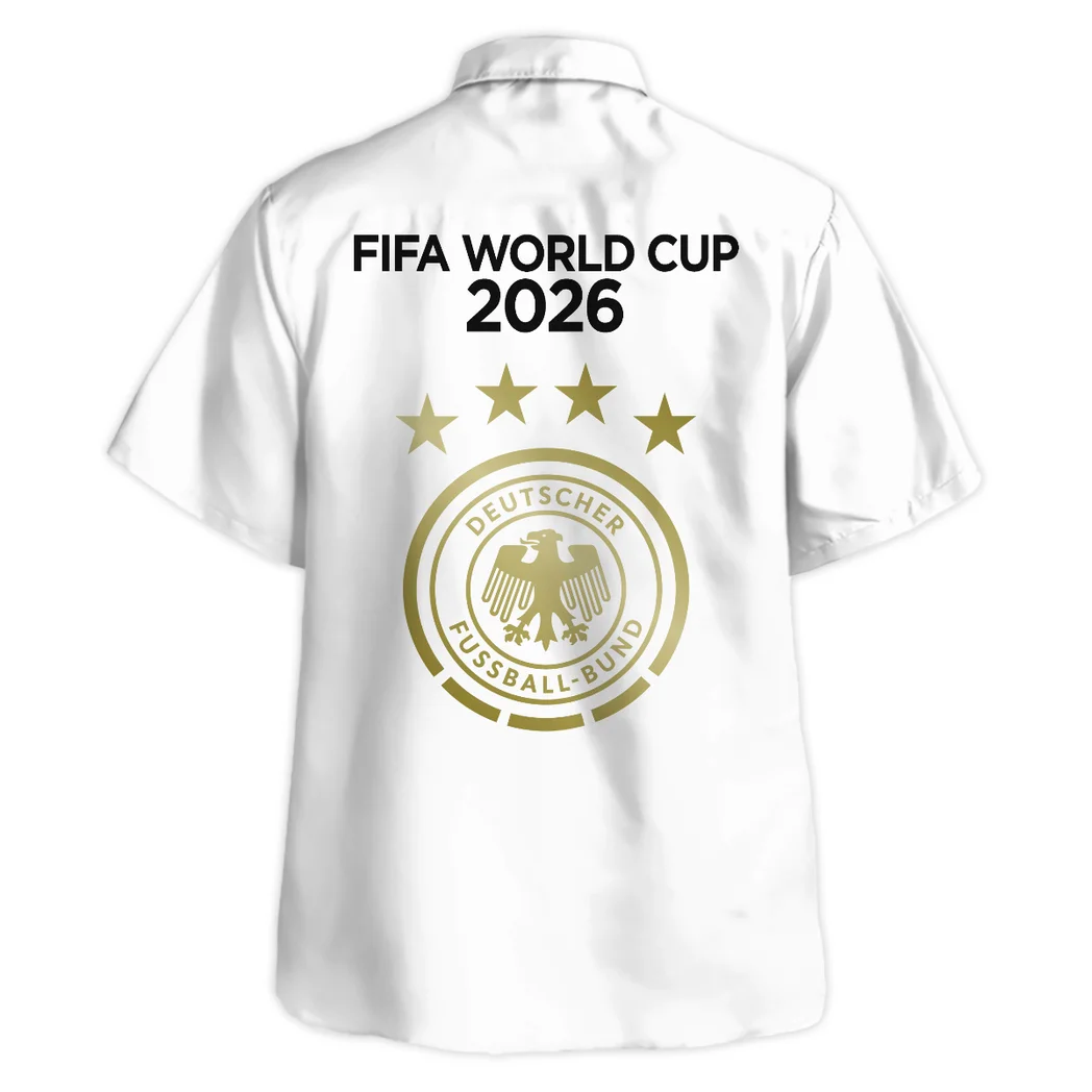 Germany FIFA World Cup 2026 Hawaiian Shirt, Fan Vibe Button Shirt HVN1548GE