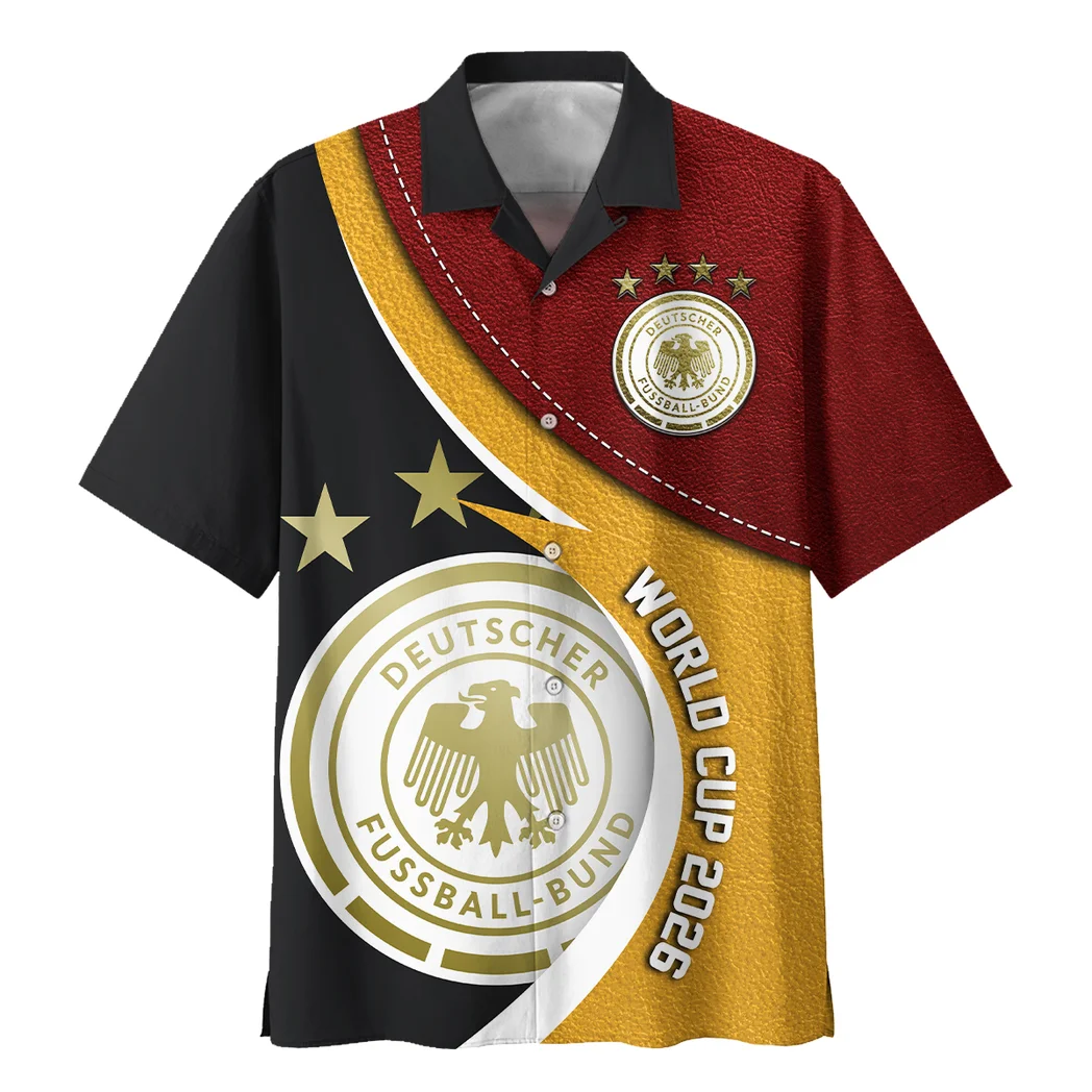 Germany FIFA World Cup 2026 Hawaiian Shirt, Victory Vibe Button Shirt HVN1566GE