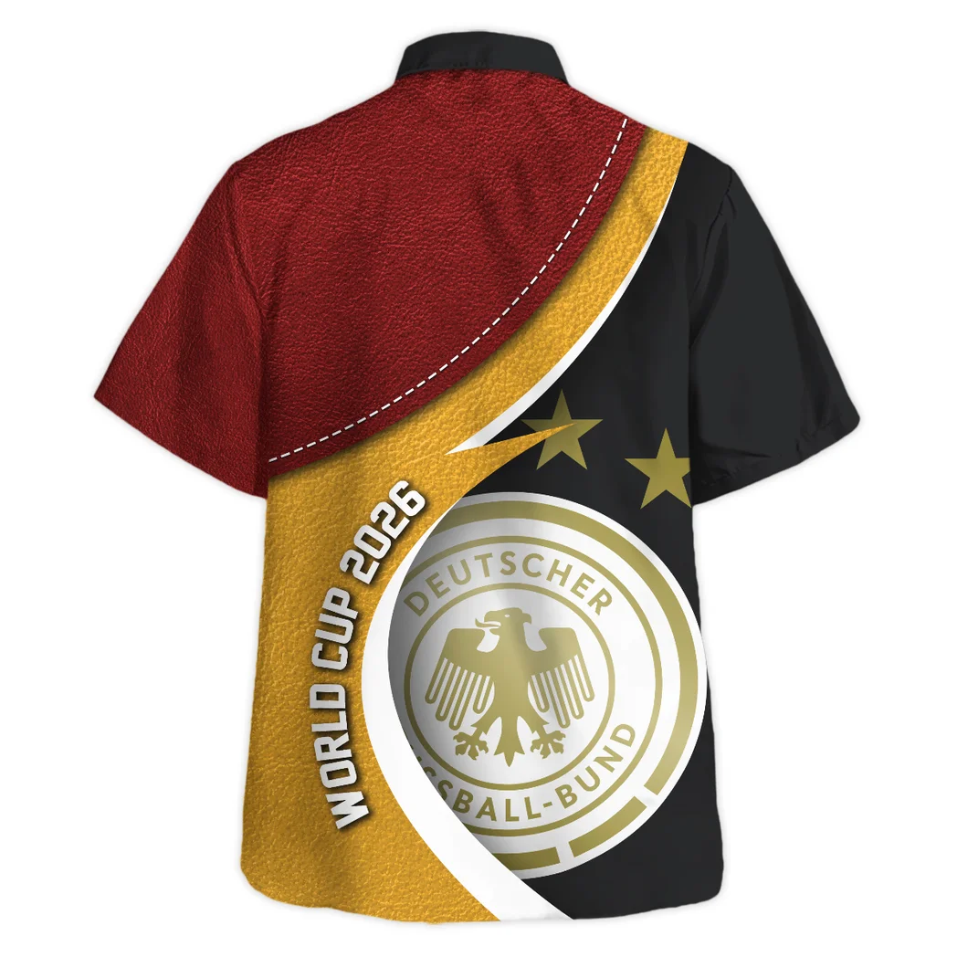 Germany FIFA World Cup 2026 Hawaiian Shirt, Victory Vibe Button Shirt HVN1566GE
