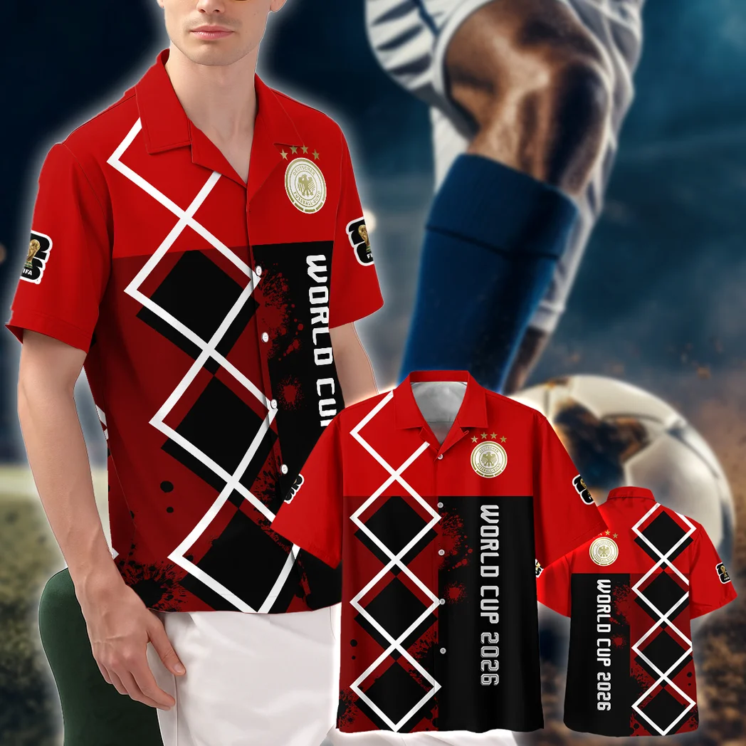 Germany Hawaiian Shirt FIFA World Cup 26 Limited Edition, Classic Fan Button Shirt HVN1589GE