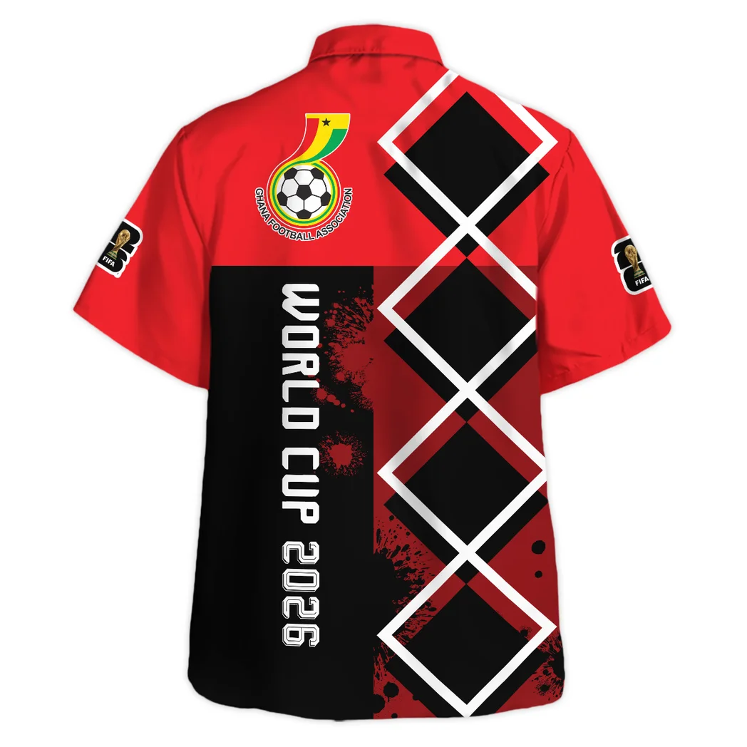 Ghana Hawaiian Shirt FIFA World Cup 26 Limited Edition, Everyday Spirit Button Shirt HVN1589GH
