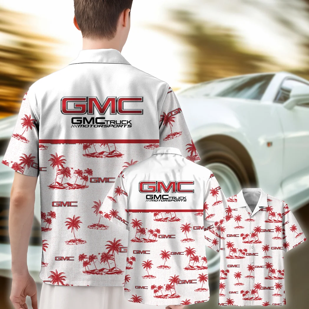 Gmc Hawaiian Shirt Tropical Style, Motor Culture Button Shirt HVN1536GM