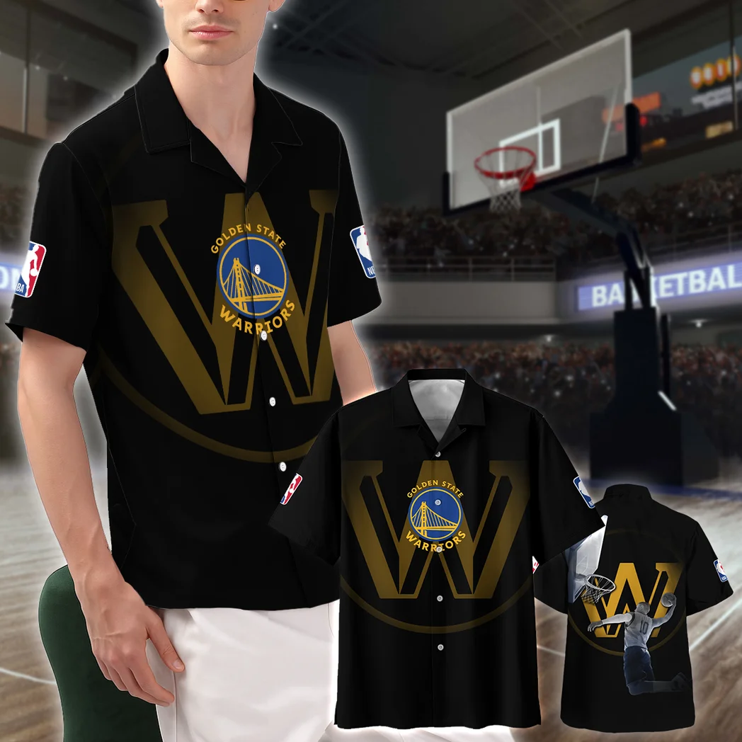 Golden State Warriors Hawaiian Shirt, Sport Passion Button Shirt HVN1529GSW
