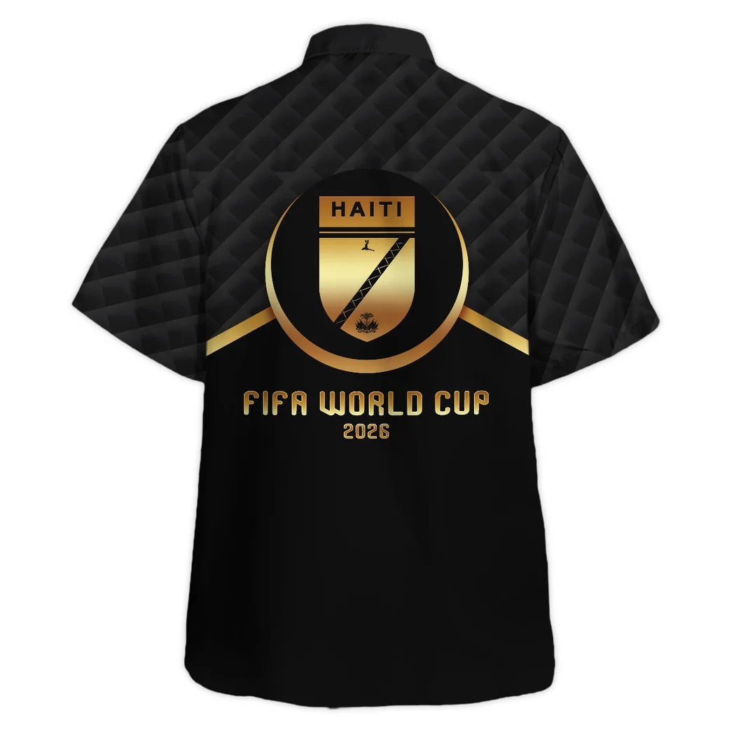 Haiti Hawaiian Shirt FIFA World Cup 26 Limited Edition, Tropical Supporter Button Shirt HVN1582HA