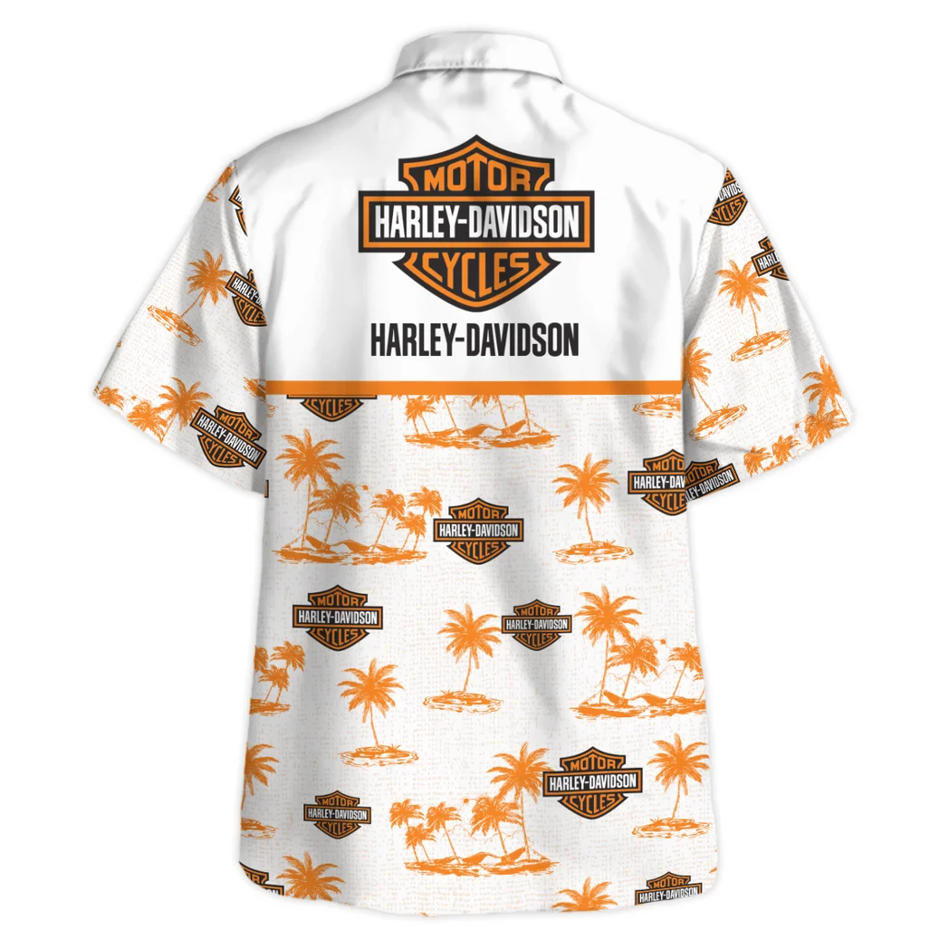 Harley Davidson Hawaiian Shirt Tropical Style, Road-Trip Ready Button Shirt HVN1536HD