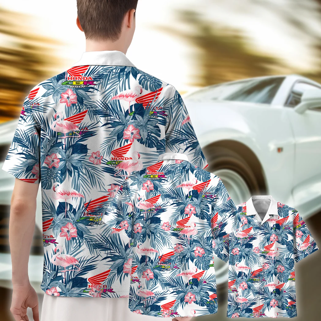 Honda Cbr Hawaiian Shirt All Over Print, Motorsport Vibe Button Shirt HVN1537HC