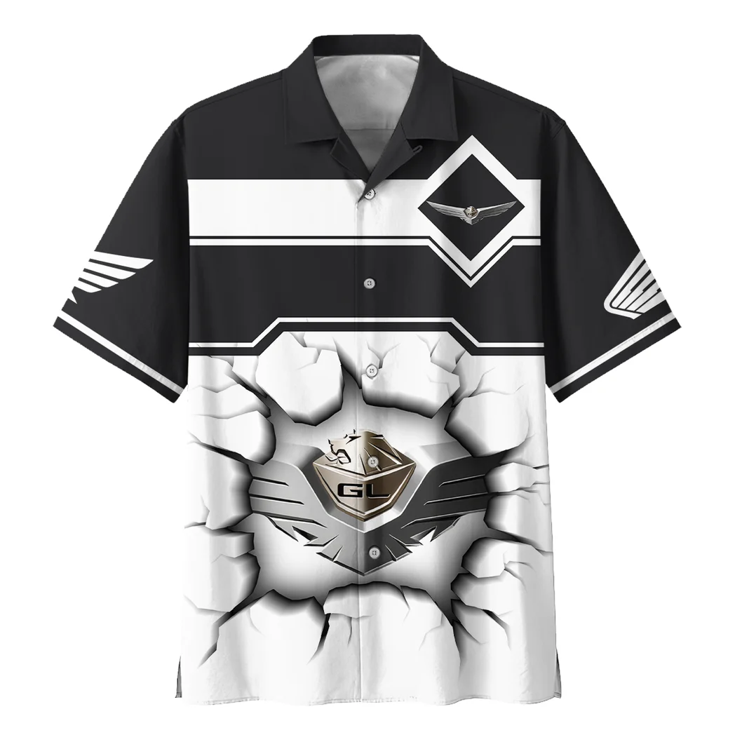 Honda Gold Wing Hawaiian Shirt, Road Life Button Shirt HVN1400HG