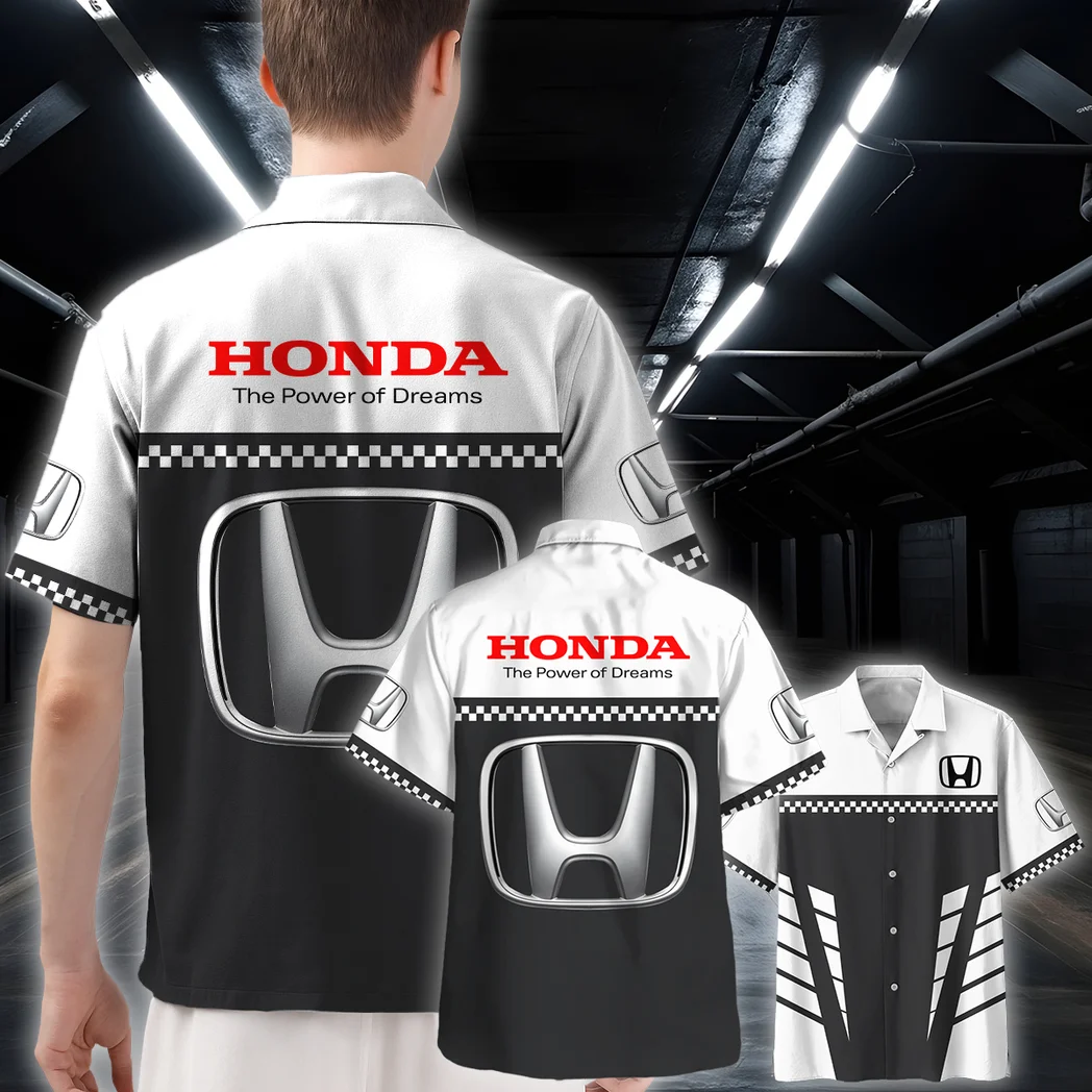 Honda Hawaiian Shirt, Street Racer Button Shirt HVN1385HO