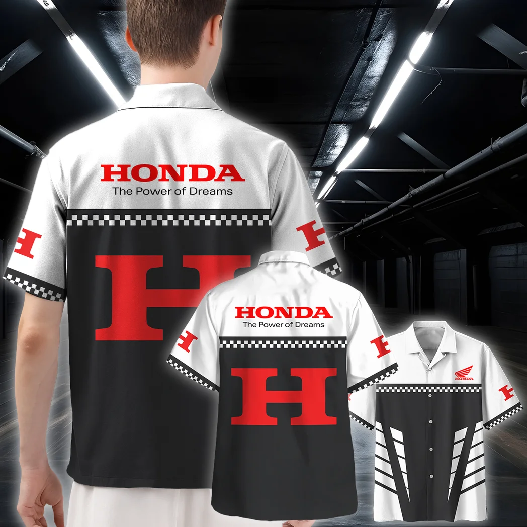 Honda Motorcycle Hawaiian Shirt, Highway Cruise Button Shirt HVN1385HM
