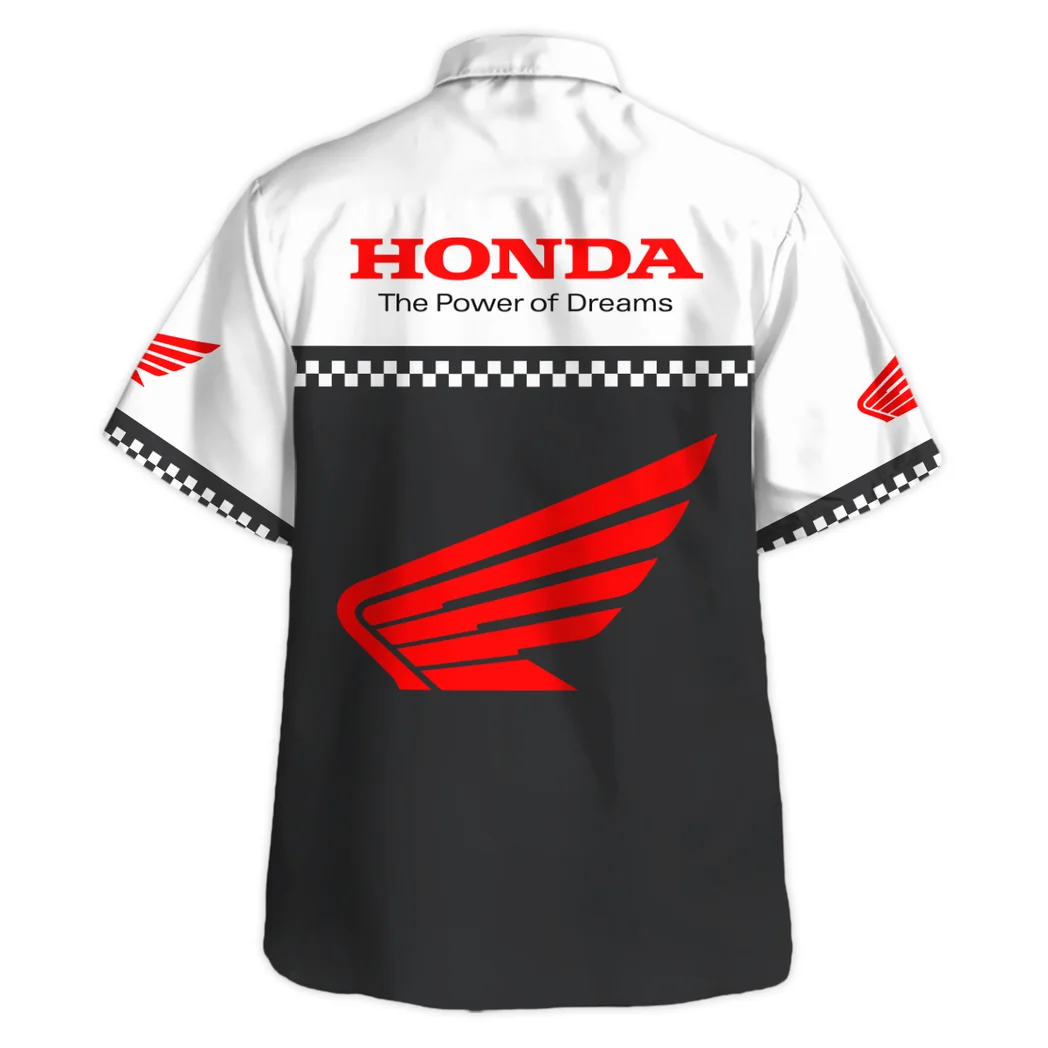 Honda Motors Hawaiian Shirt, Custom Garage Button Shirt HVN1385HM