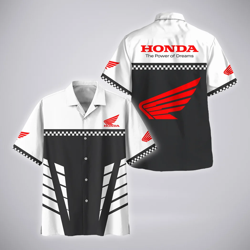 Honda Motors Hawaiian Shirt, Custom Garage Button Shirt HVN1385HM