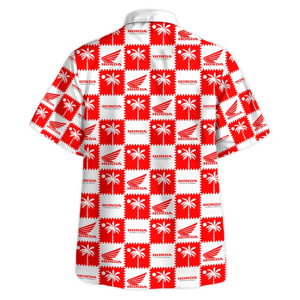 Honda Motors Hawaiian Shirt Logo Exclusive, Summer Garage Button Shirt HVN1540HMT