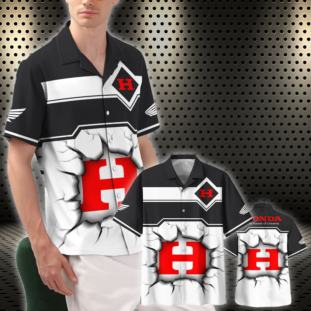 Honda Motors Hawaiian Shirt, Performance Gear Button Shirt HVN1400HM