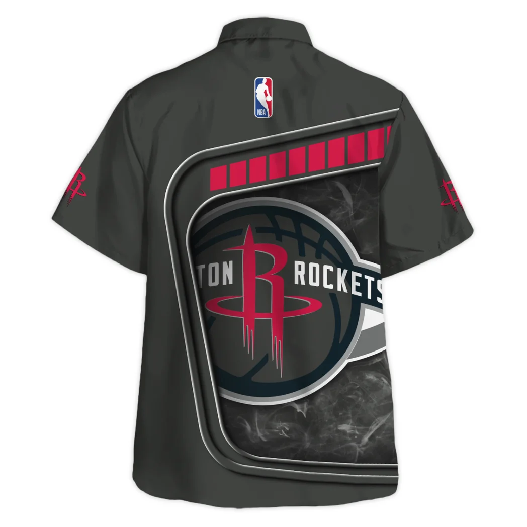 Houston Rockets Hawaiian Shirt Excluisve Logo, Tailgate Vibe Button Shirt HVN1527HR