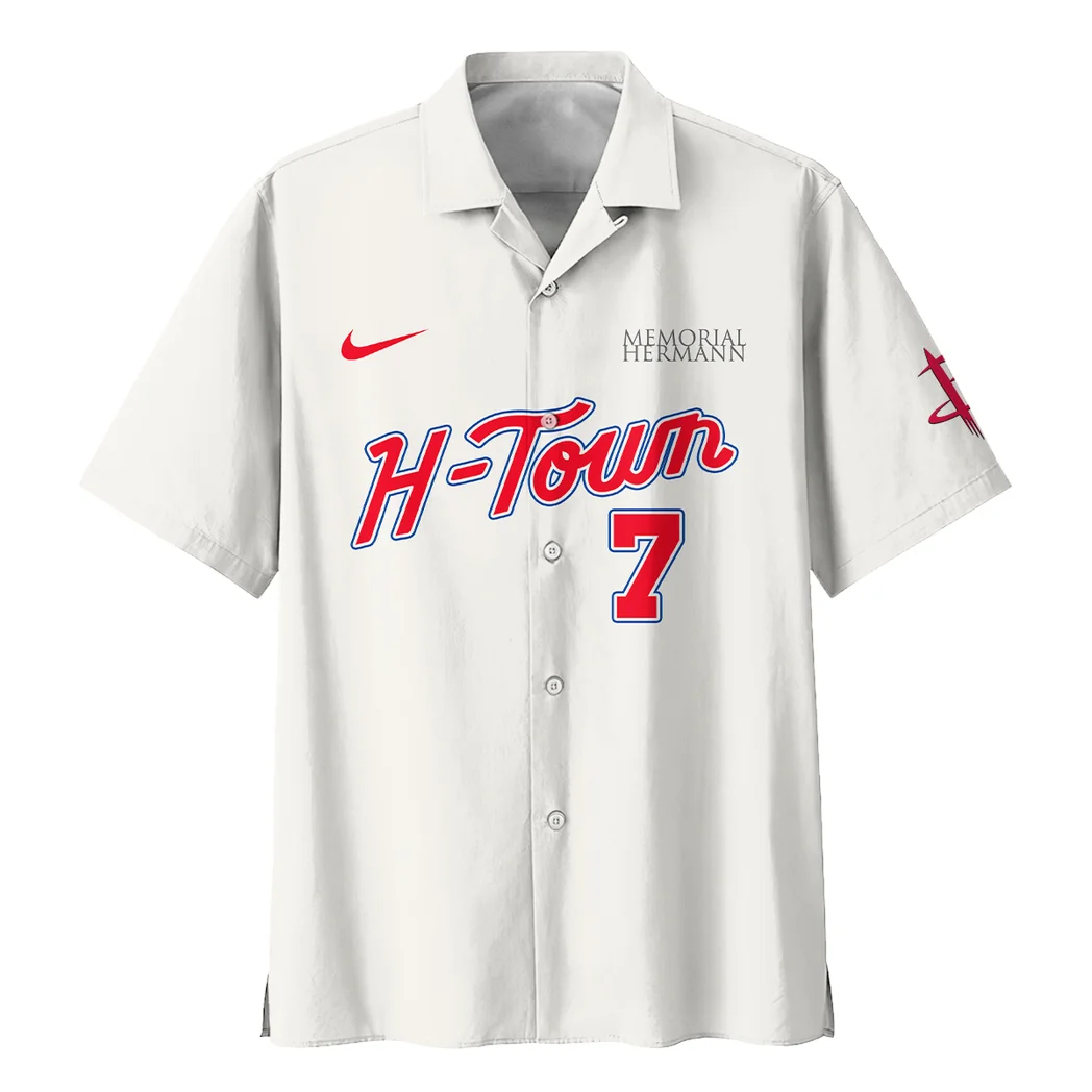 Houston Rockets Hawaiian Shirt Exclusive Logo, Classic Fan Button Shirt HVN1533HR