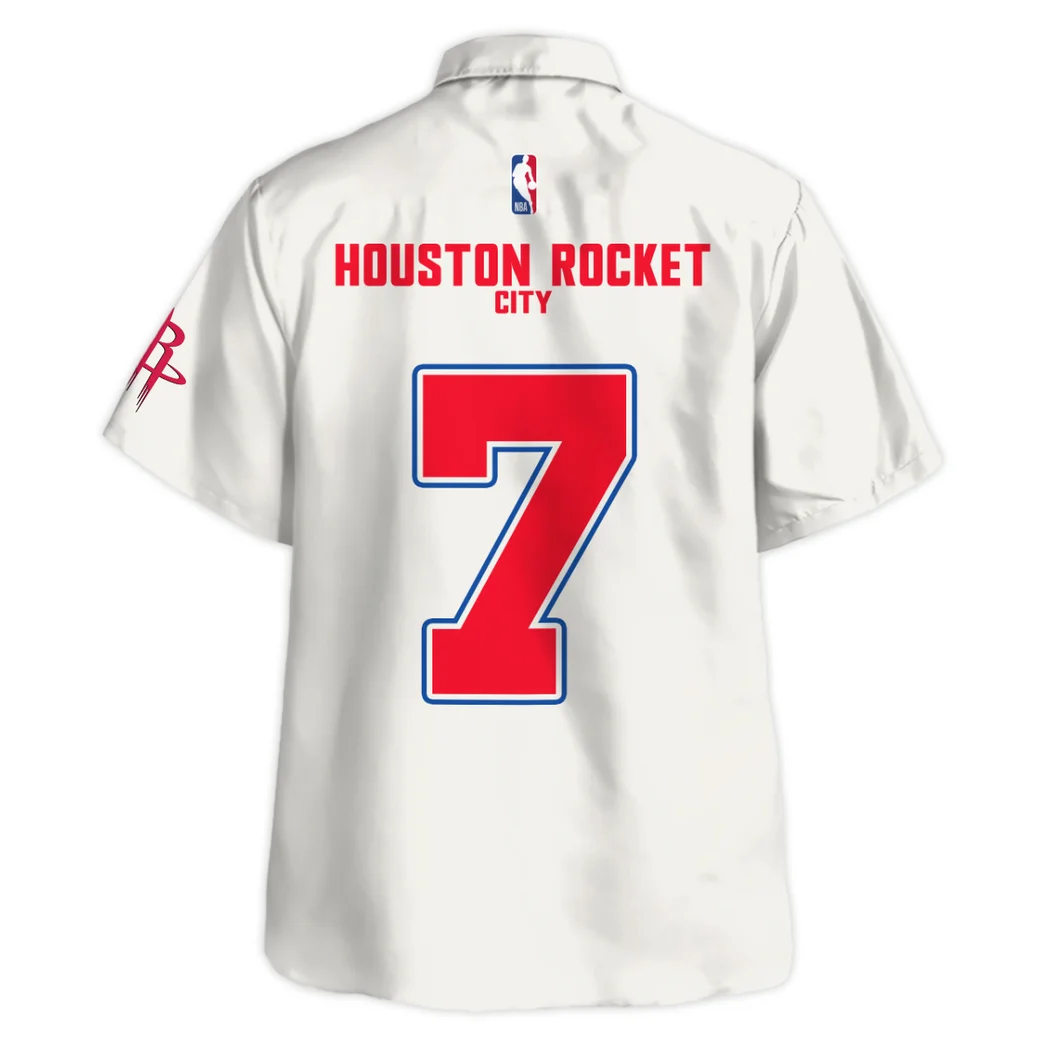 Houston Rockets Hawaiian Shirt Exclusive Logo, Classic Fan Button Shirt HVN1533HR