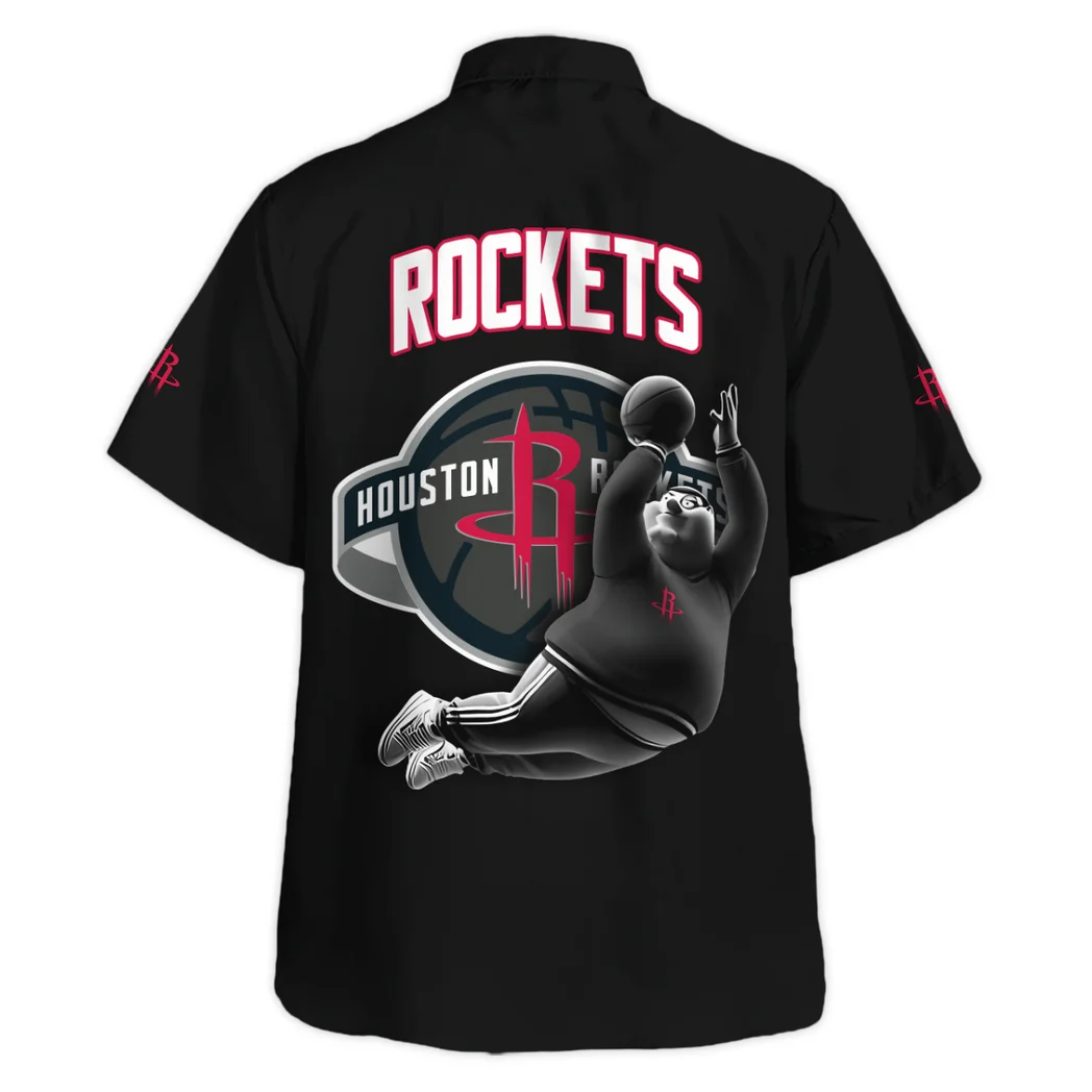 Houston Rockets Hawaiian Shirt Exclusive Logo, Everyday Spirit Button Shirt HVN1530HR