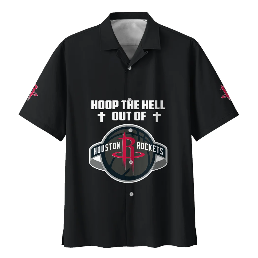 Houston Rockets Hawaiian Shirt Logo Print, Everyday Spirit Button Shirt HVN1532HR