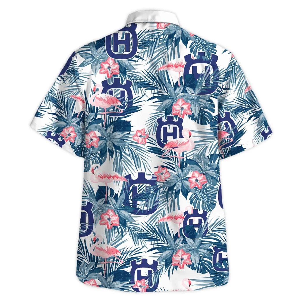 Husqvarna Hawaiian Shirt All Over Print, Motorsport Vibe Button Shirt HVN1537HU