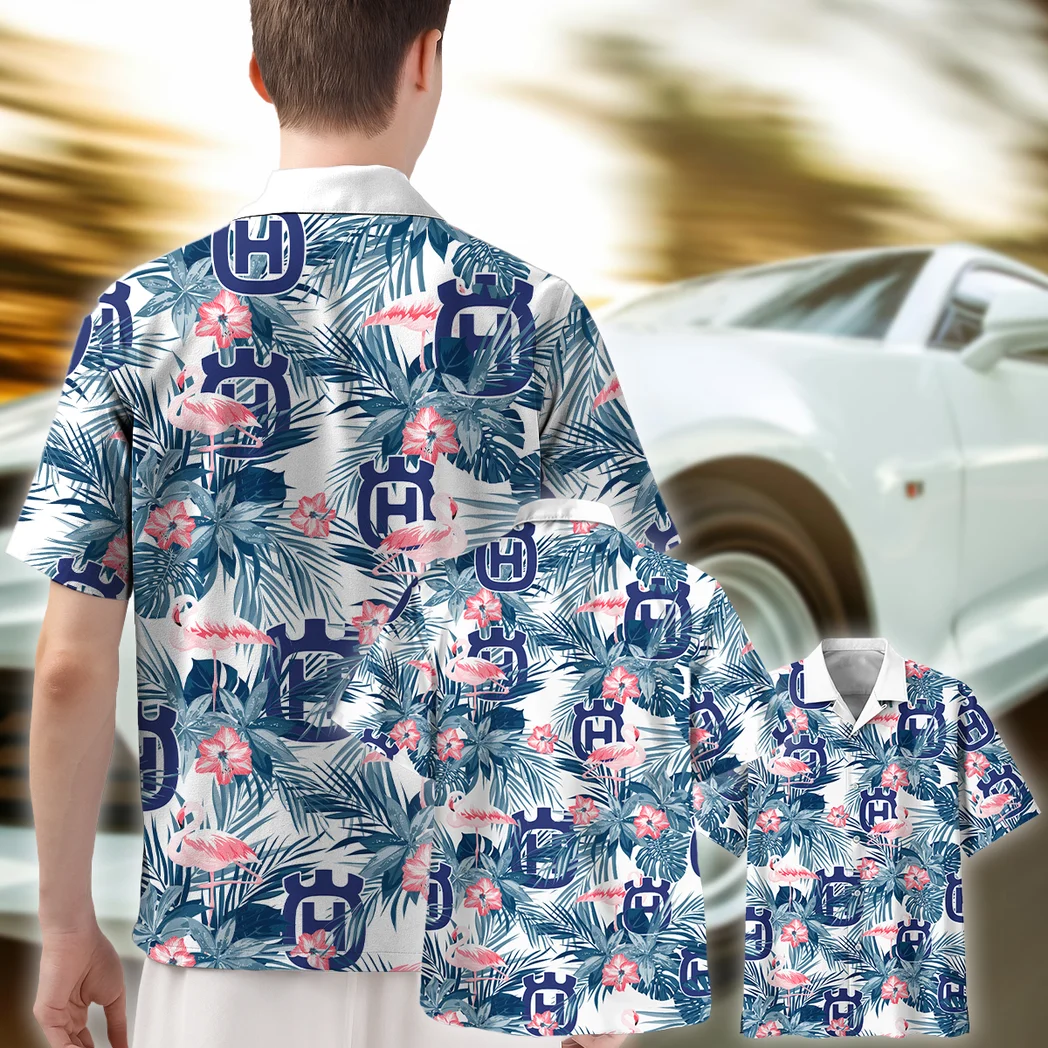 Husqvarna Hawaiian Shirt All Over Print, Motorsport Vibe Button Shirt HVN1537HU