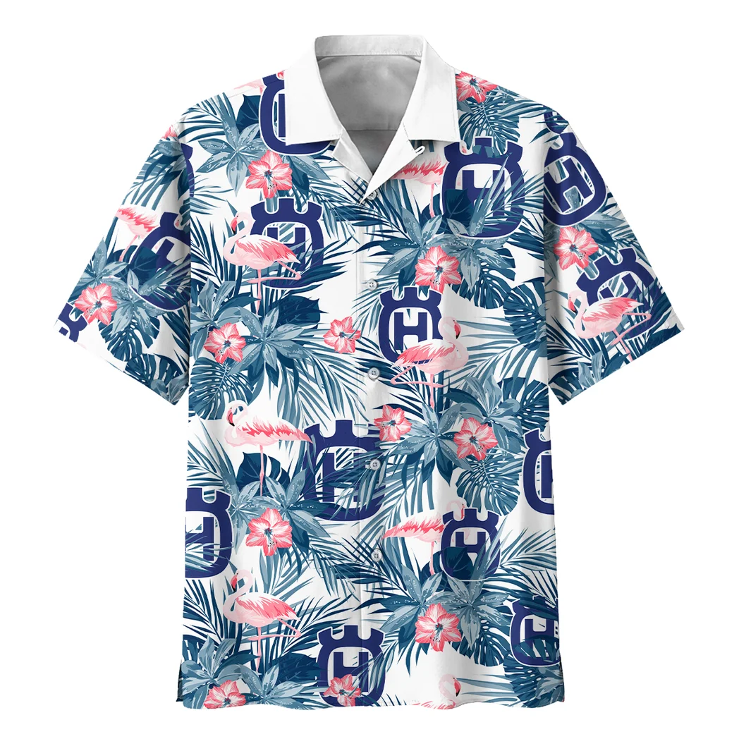 Husqvarna Hawaiian Shirt All Over Print, Motorsport Vibe Button Shirt HVN1537HU
