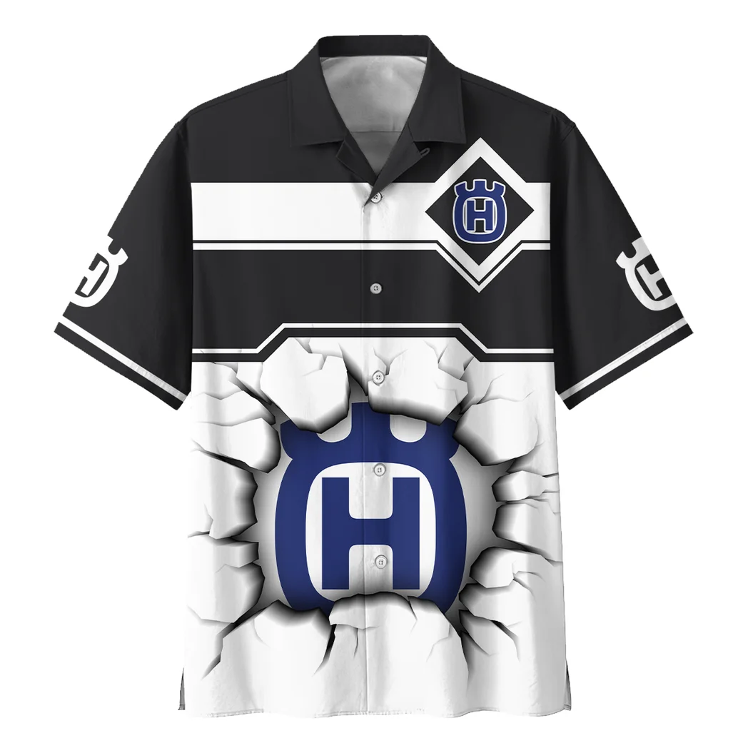 Husqvarna Hawaiian Shirt, Car Meet Button Shirt HVN1400HU